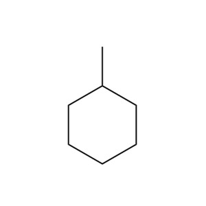 Metil ciclohexan C7H14 NR. CAS: 108-87-2 Exterior: fluid transparent incolor